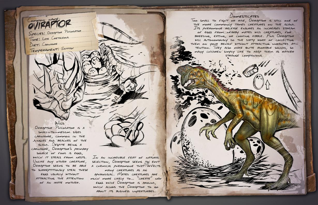 Dino Dossier: Oviraptor - ARK: Survival Evolved