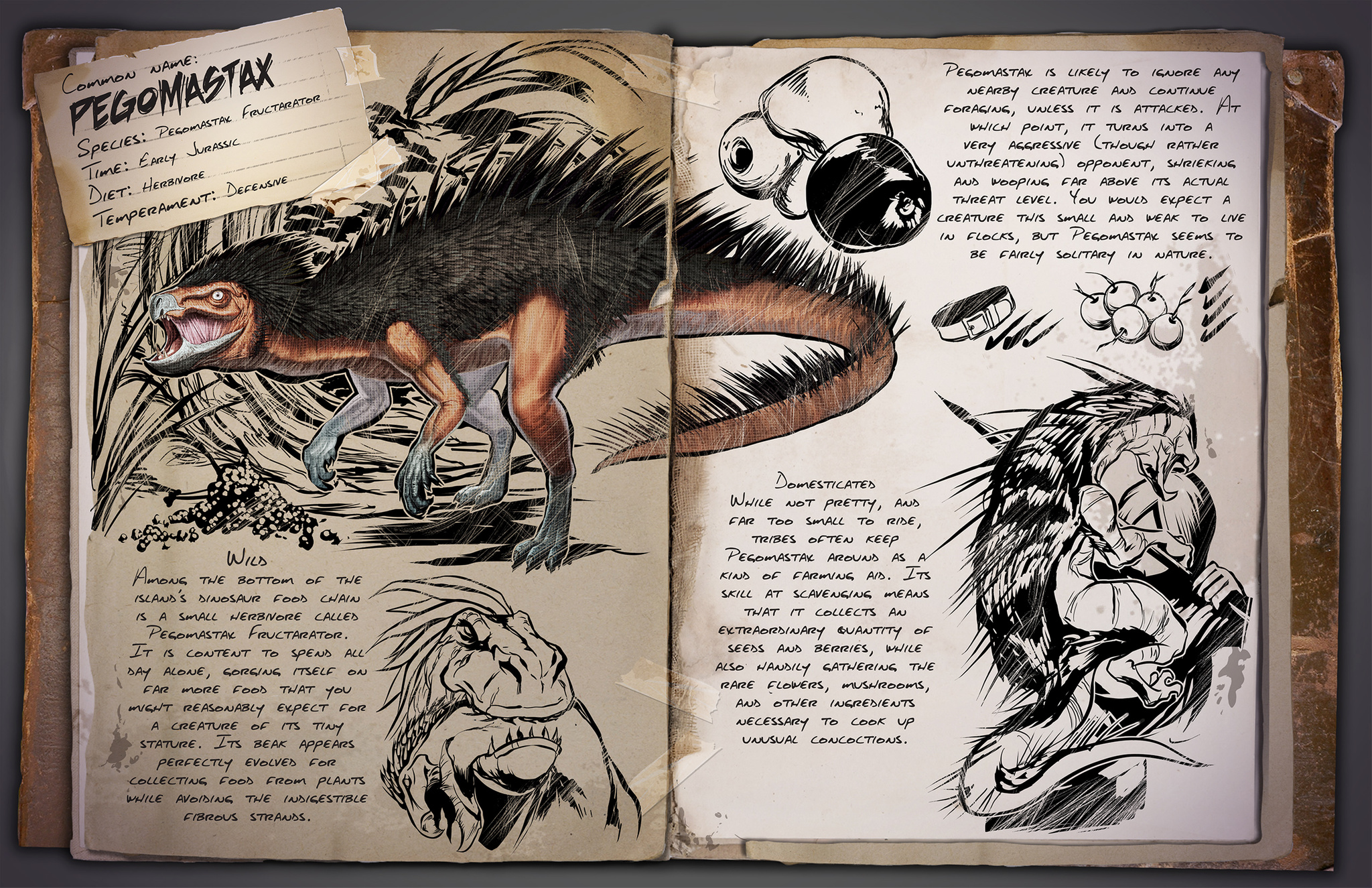 Dino Dossier Pegomastax