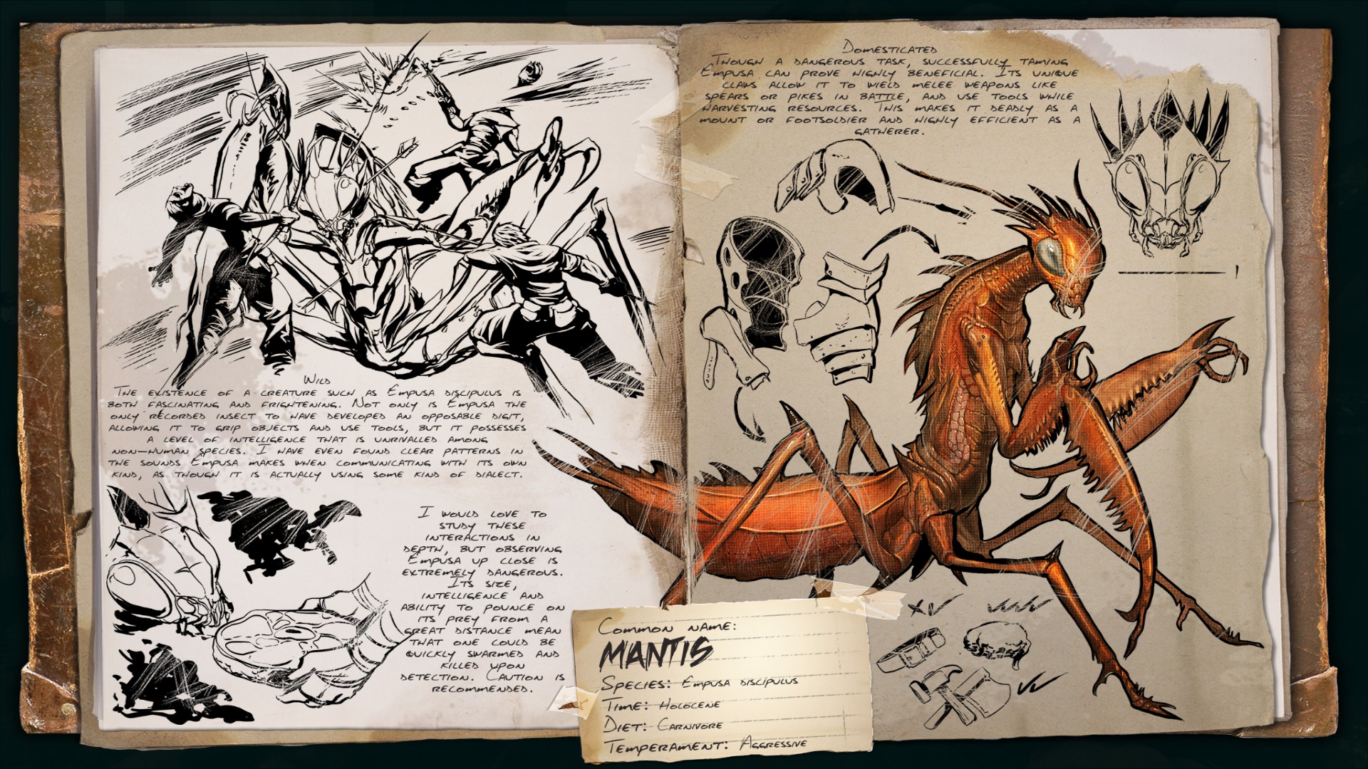 Dino Dossier: Mantis (Scorched Earth)