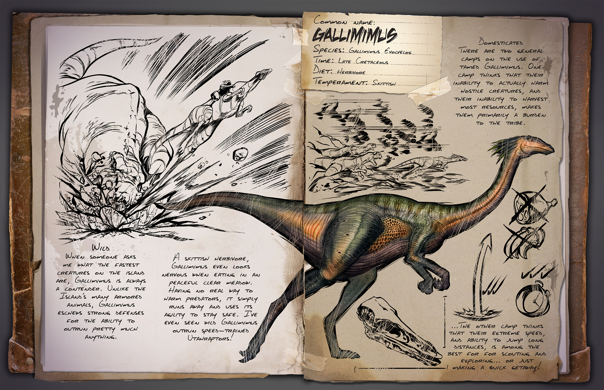 Dino Dossier: Gallimimus