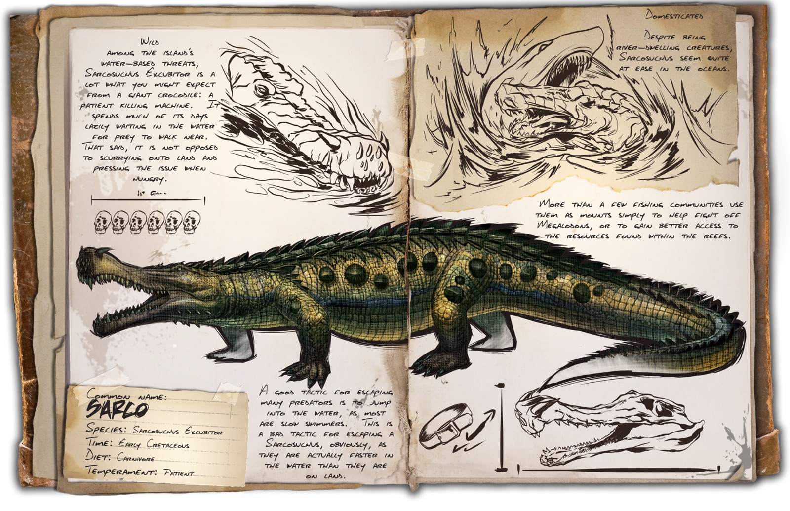 Dino Dossier: Sarco – Crocodile