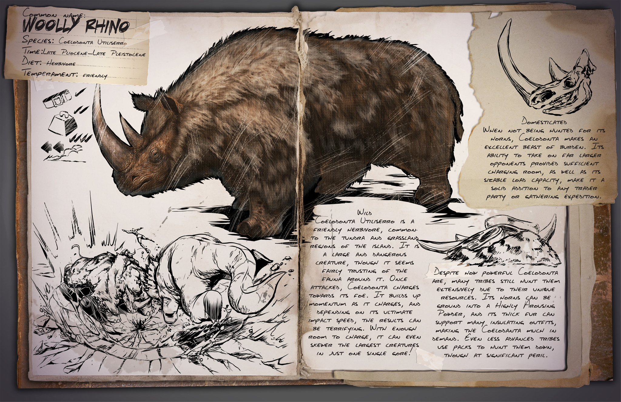 Deutsches Dino Dossier: Woolly Rhino – Wolliges Rhino