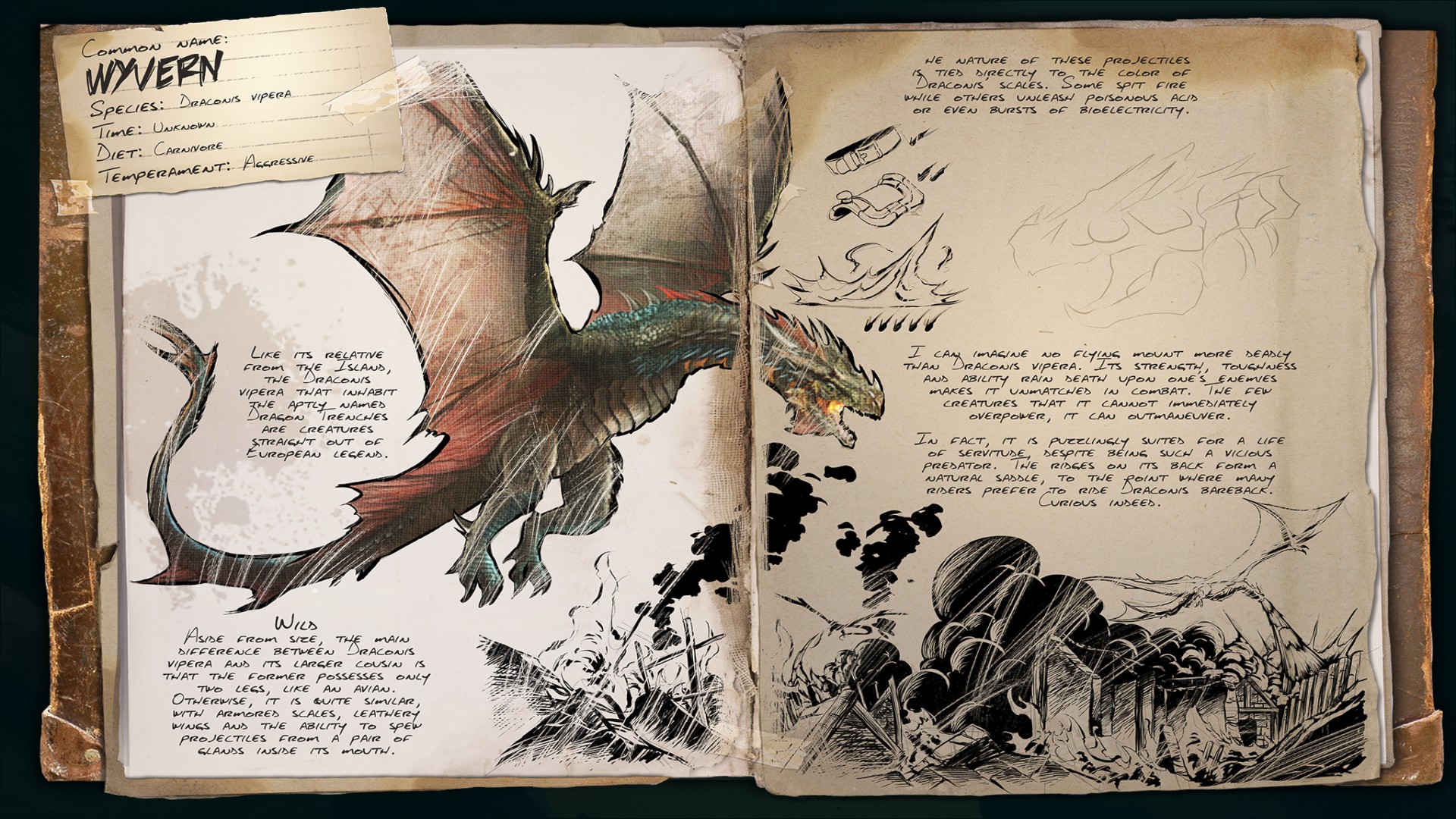 Dino Dossier: Wyvern (Scorched Earth)