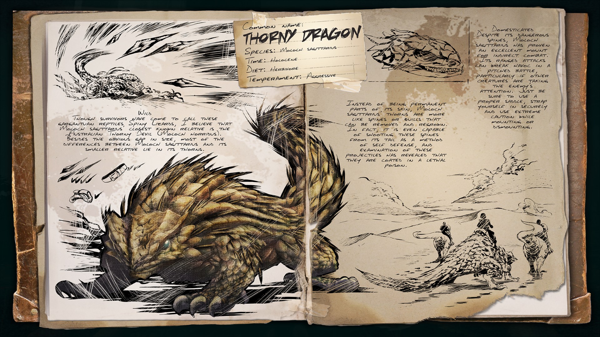 Dino Dossier: Thorny Dragon (Scorched Earth)