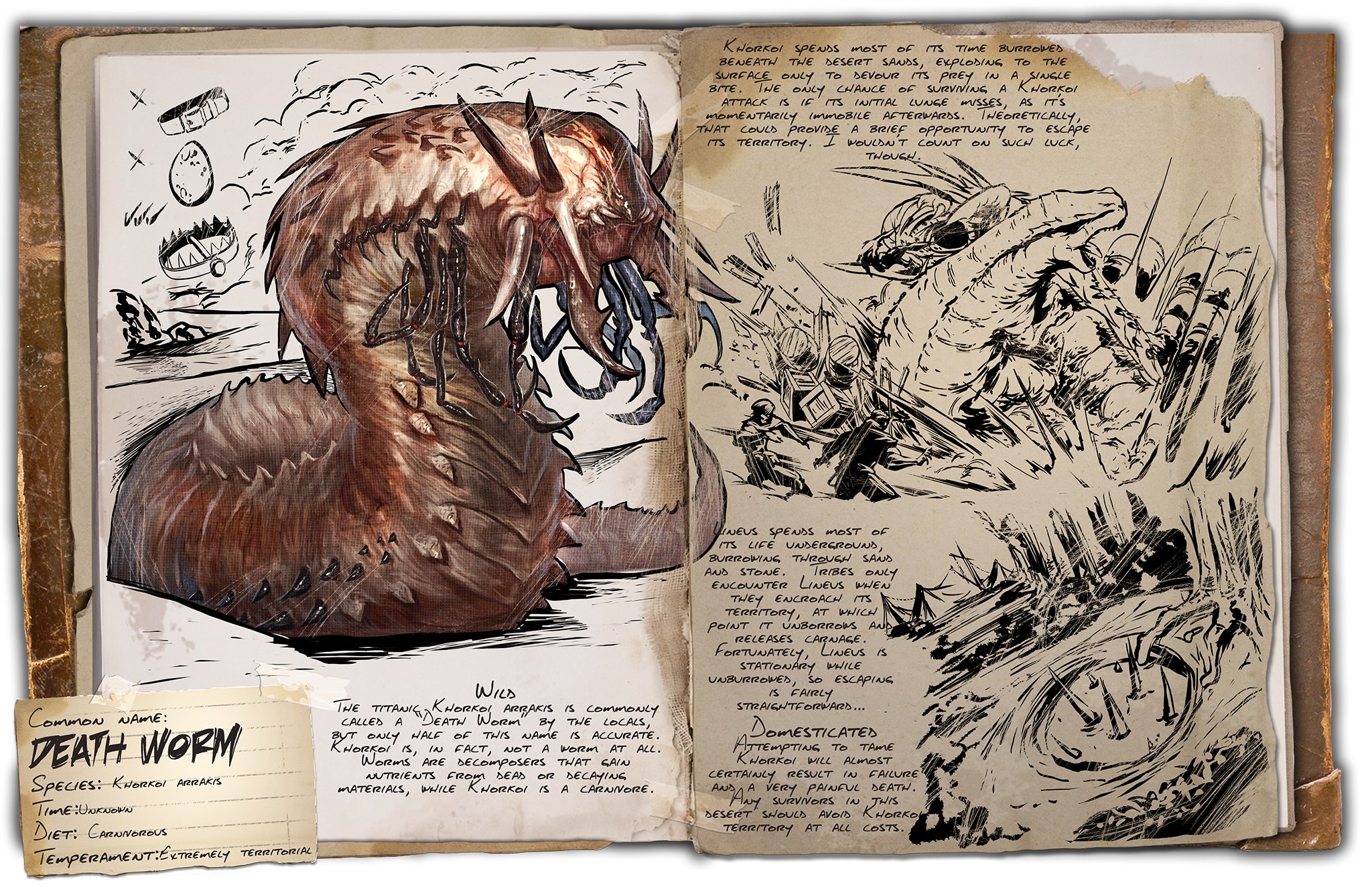 Dino Dossier: Death Worm (Scorched Earth)